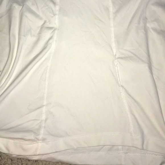 White Nike Running Dri- Fit Razor Back Tank Top - Picture 4 of 6